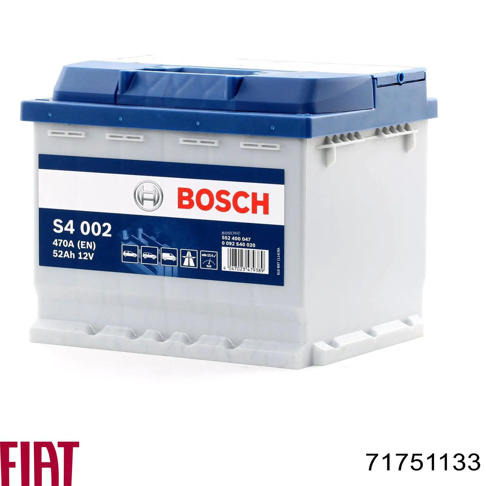Compre 51821098 Fiat/Alfa/Lancia Bateria recarregável (PILHA)