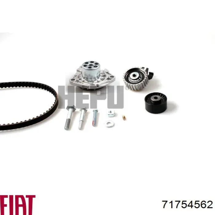 Compre 71754562 Fiat/Alfa/Lancia Correia do mecanismo de distribuição de gás, kit
