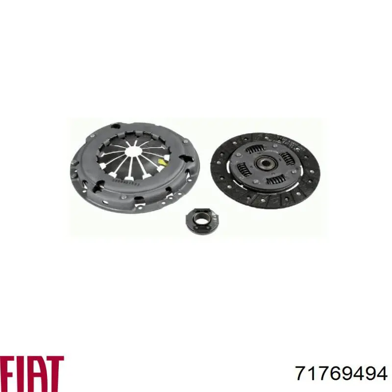 Kit de embraiagem (3 peças) Fiat/Alfa/Lancia 71769494 preço, a partir de 115,76 USD