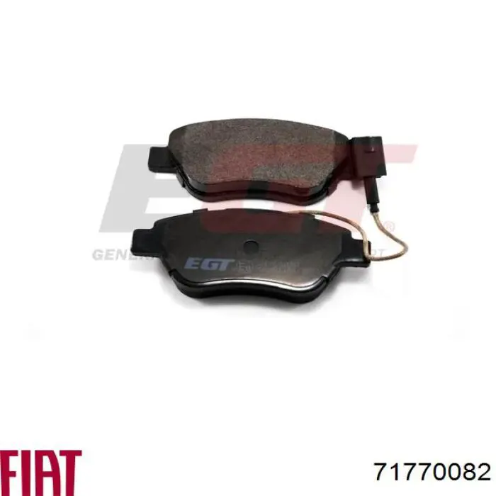 Compre 71770082 Fiat/Alfa/Lancia Sapatas do freio dianteiras de disco