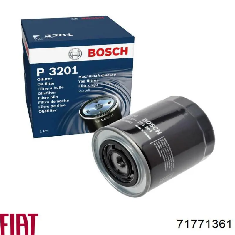71771361 Fiat/Alfa/Lancia Filtro de óleo