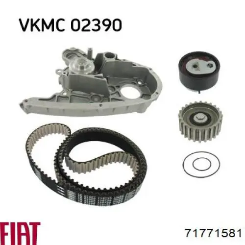 Compre 71771581 Fiat/Alfa/Lancia Correia do mecanismo de distribuição de gás, kit