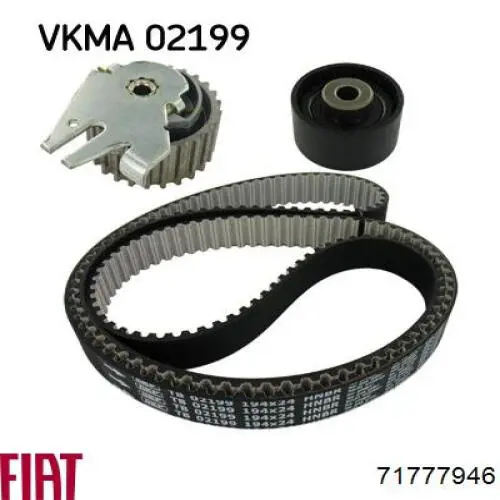 Compre 71777946 Fiat/Alfa/Lancia Correia do mecanismo de distribuição de gás