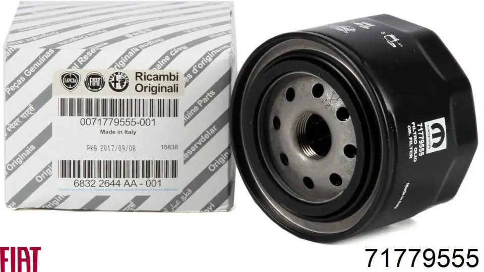 71779555 Fiat/Alfa/Lancia Filtro de óleo