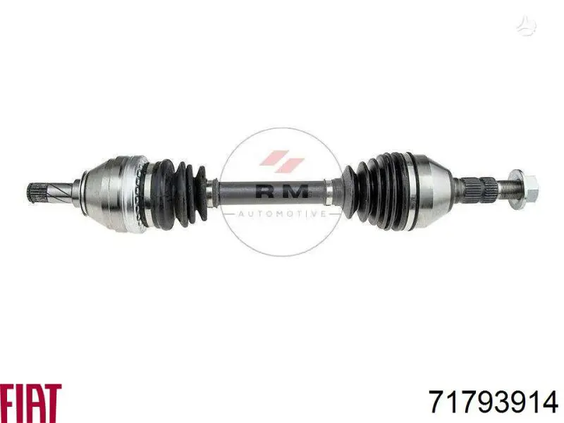 71793914 Fiat/Alfa/Lancia Semieixo (acionador) dianteiro esquerdo