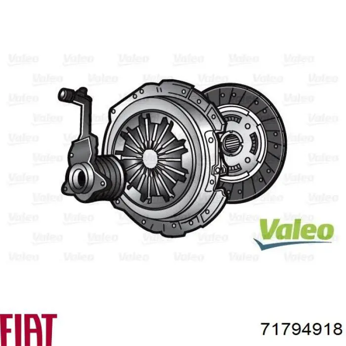71794918 Fiat/Alfa/Lancia Kit de embraiagem (3 peças)