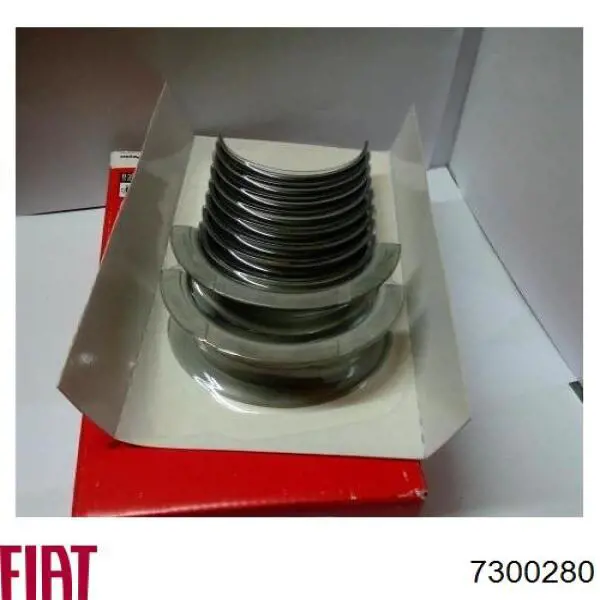 Folhas inseridas principais de cambota, kit, 1ª reparação ( + 0,25) 7300280 Fiat/Alfa/Lancia