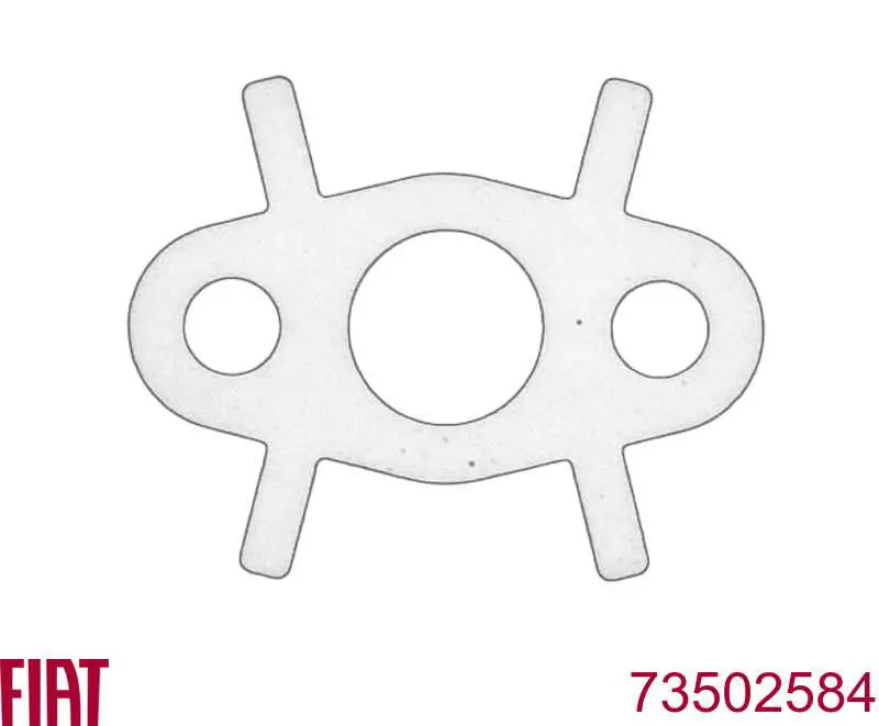 73502584 Fiat/Alfa/Lancia Vedante do conduto de óleo de refrigerador superior