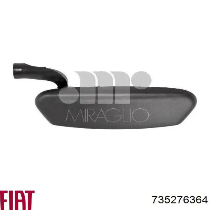 735276364 Fiat/Alfa/Lancia Maçaneta dianteira direita da porta externa