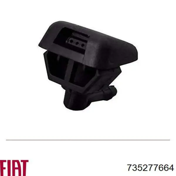 Compre 735277664 Fiat/Alfa/Lancia Injetor de fluido para lavador de pára-brisas