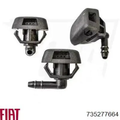 Injetor de fluido para lavador de pára-brisas Fiat/Alfa/Lancia 735277664 preço, a partir de 4,22 USD