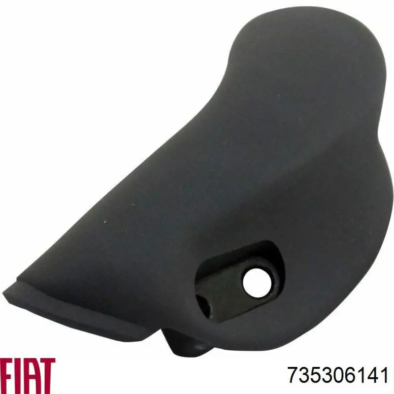 Maçaneta interna esquerda da porta dianteira 735306141 Fiat/Alfa/Lancia