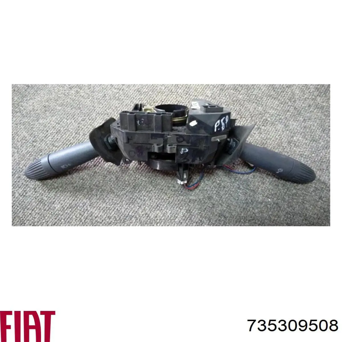 Comutador esquerdo instalado na coluna da direção 735374800 Fiat/Alfa/Lancia