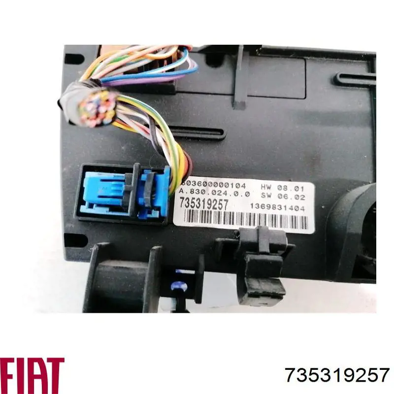 Unidade de controlo dos modos de aquecimento/condicionamento Fiat/Alfa/Lancia 735319257 preço, a partir de 71,23 USD