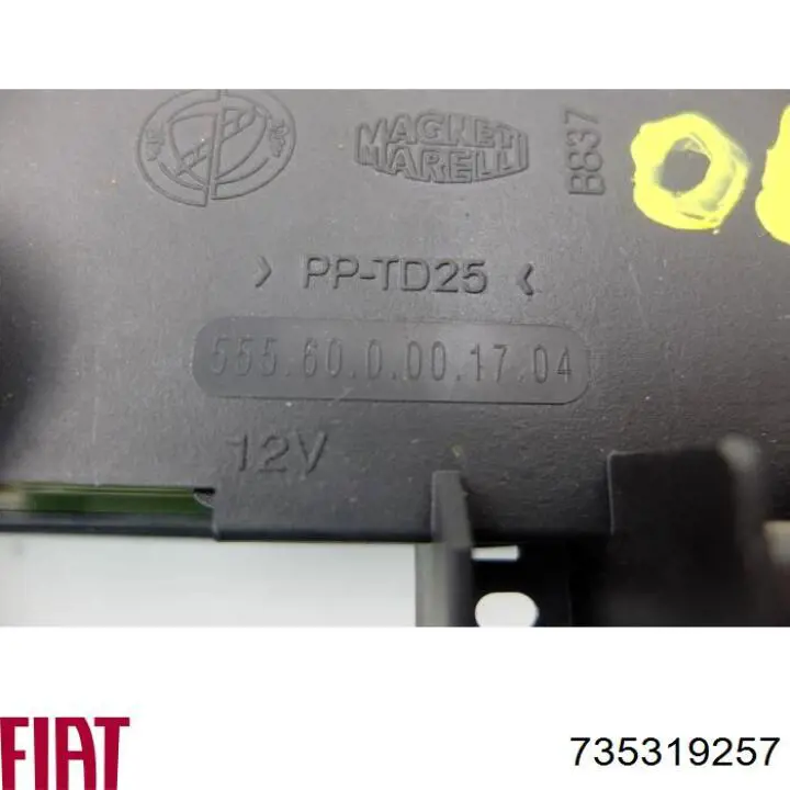 735319257 Fiat/Alfa/Lancia Unidade de controlo dos modos de aquecimento/condicionamento