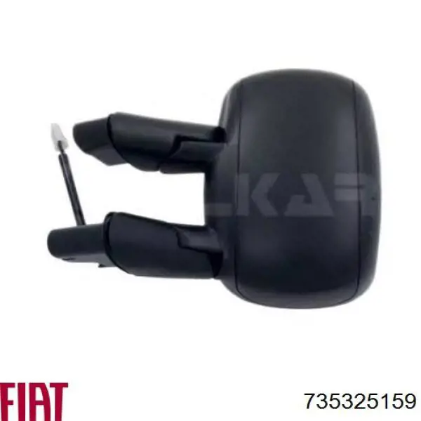 Compre 735325159 Fiat/Alfa/Lancia Espelho de retrovisão esquerdo