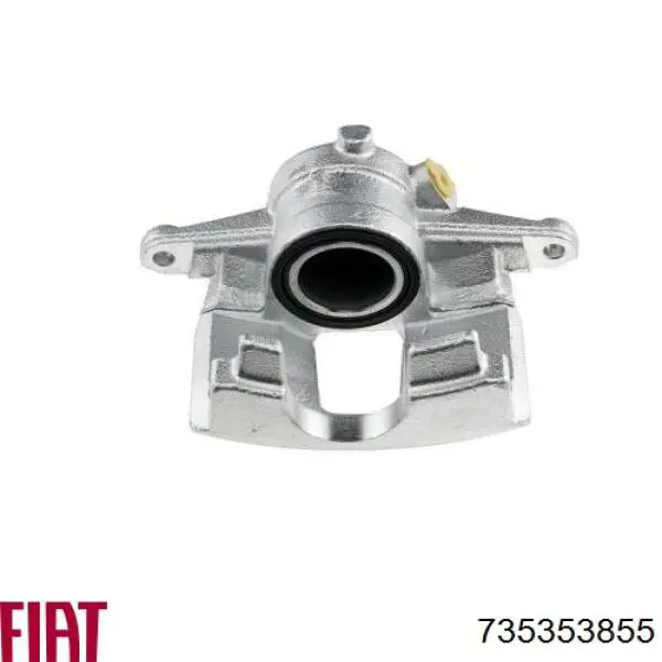 735353855 Fiat/Alfa/Lancia Suporte do freio traseiro esquerdo