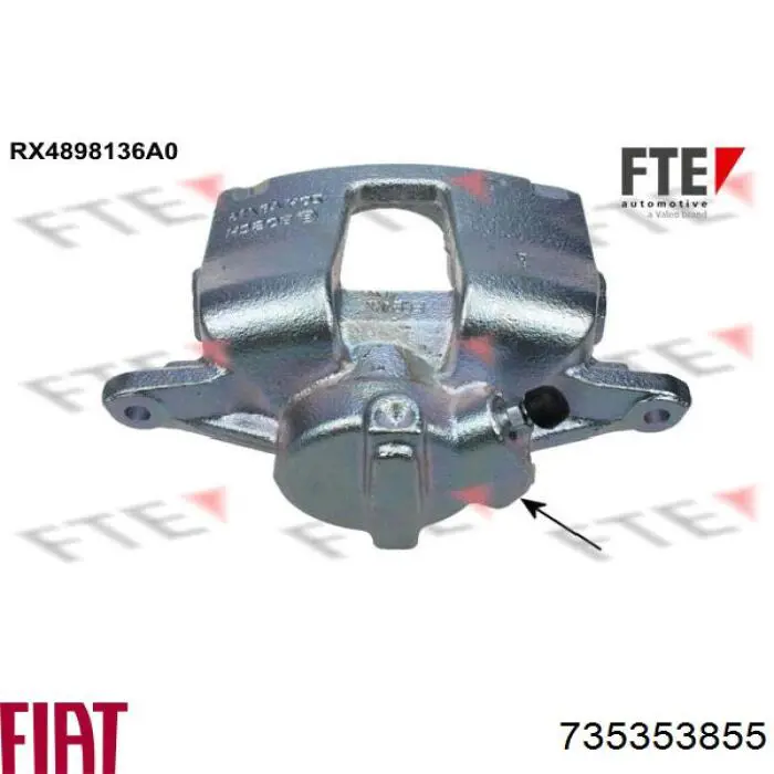 Suporte do freio traseiro esquerdo Fiat/Alfa/Lancia 735353855 preço, a partir de 65,71 USD