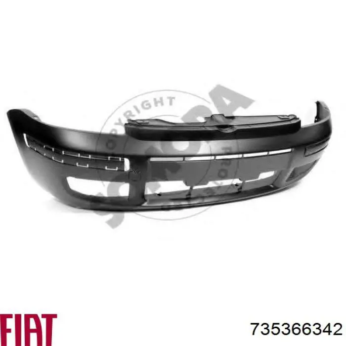 735366342 Fiat/Alfa/Lancia Pára-choque dianteiro