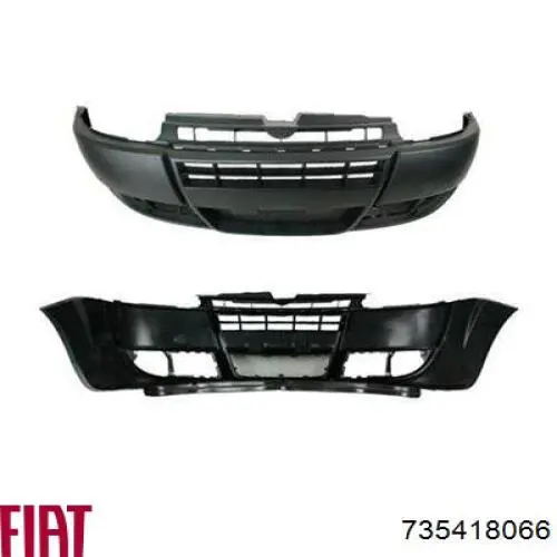 735418066 Fiat/Alfa/Lancia Pára-choque dianteiro