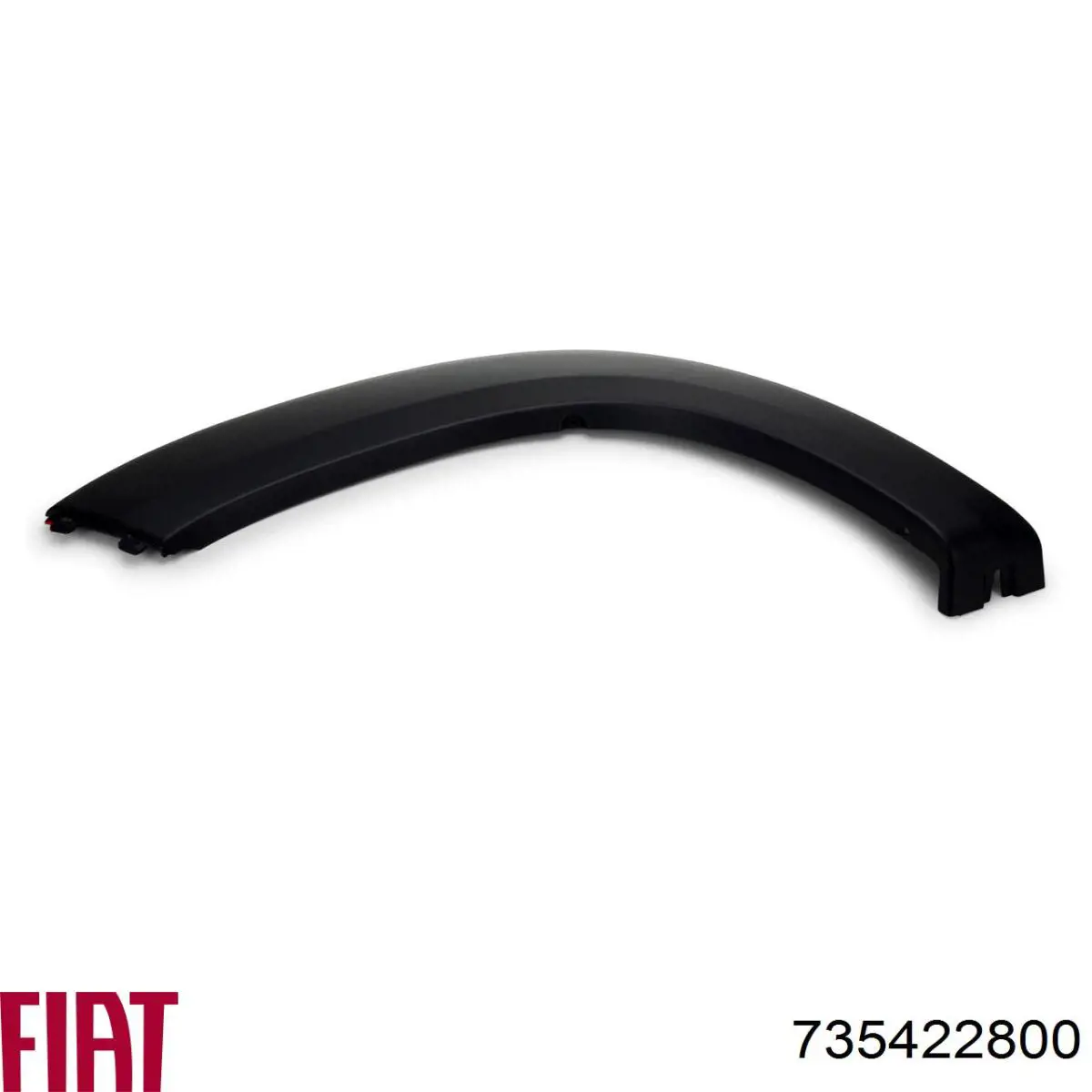 735422800 Fiat/Alfa/Lancia Expansor direito (placa sobreposta) de arco do pára-lama traseiro