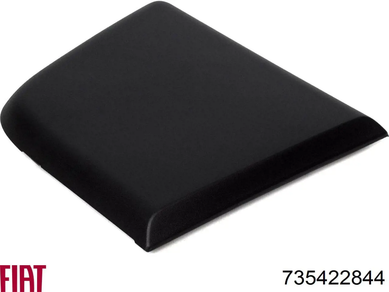 735422844 Fiat/Alfa/Lancia Placa sobreposta do pára-lama traseiro direito