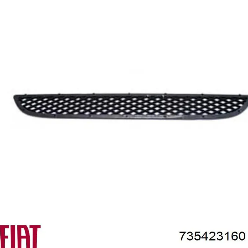 Compre 735423160 Fiat/Alfa/Lancia Grelha do pára-choque dianteiro