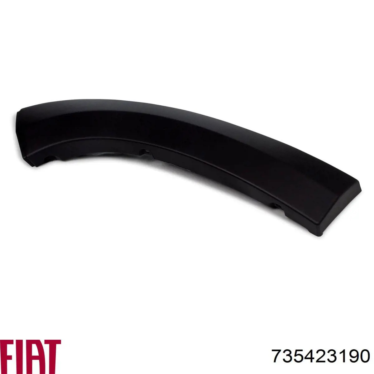 Placa sobreposta direita do pára-choque dianteiro 735423190 Fiat/Alfa/Lancia