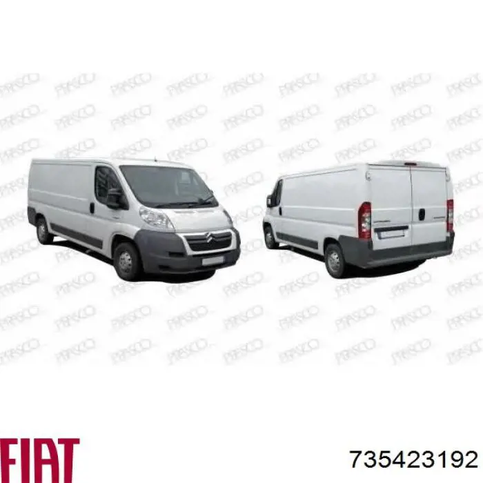 Pára-choque dianteiro, parte esquerda Fiat/Alfa/Lancia 735423192 preço, a partir de 75,60 USD