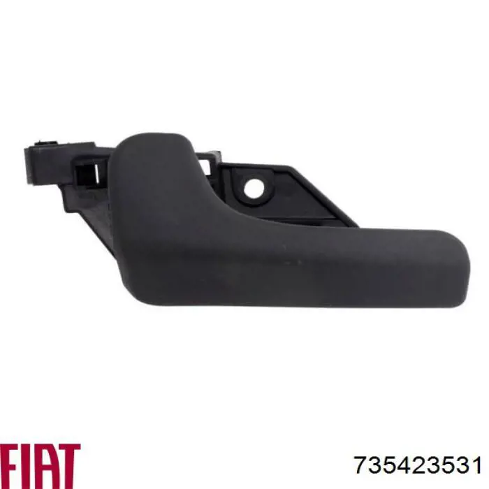 911760 Peugeot/Citroen Maçaneta interna direita da porta dianteira