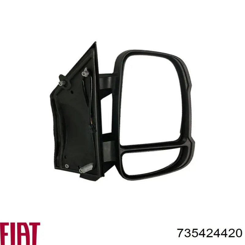 Espelho de retrovisão esquerdo 735424420 Fiat/Alfa/Lancia