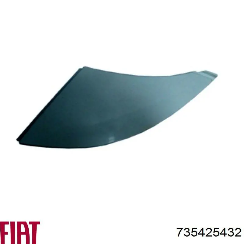 735425432 Fiat/Alfa/Lancia Moldura da luz esquerda