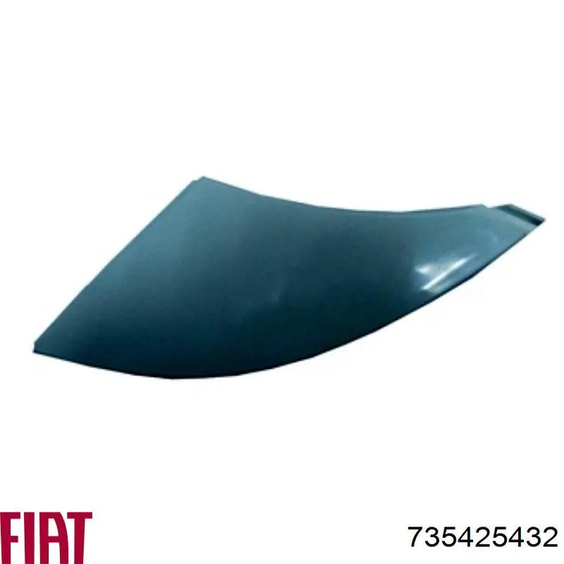 Compre 735425432 Fiat/Alfa/Lancia Moldura da luz esquerda