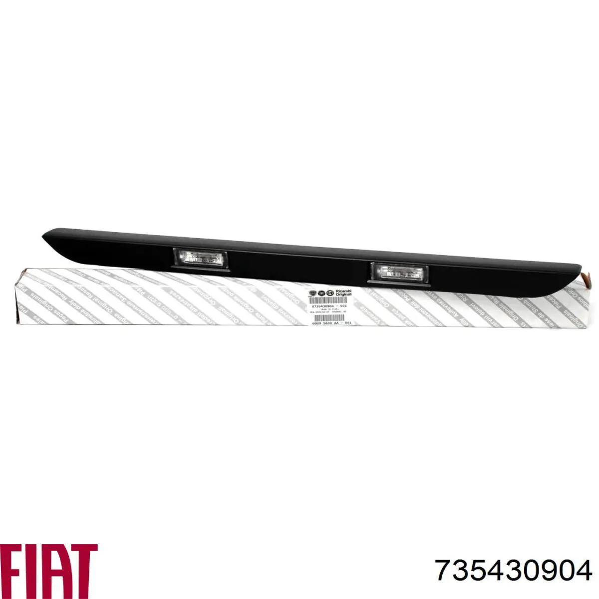 735430904 Fiat/Alfa/Lancia Lanterna da luz de fundo de matrícula traseira