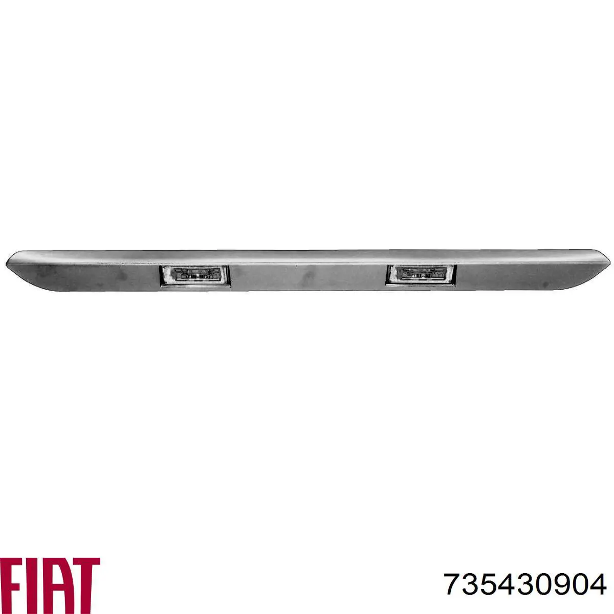 Lanterna da luz de fundo de matrícula traseira Fiat/Alfa/Lancia 735430904 preço, a partir de 54,48 USD