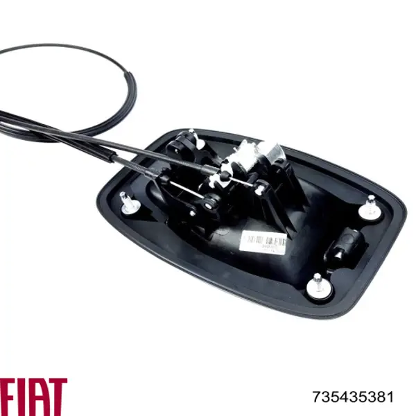 Compre 735435381 Fiat/Alfa/Lancia Maçaneta externa direita da porta lateral (deslizante)