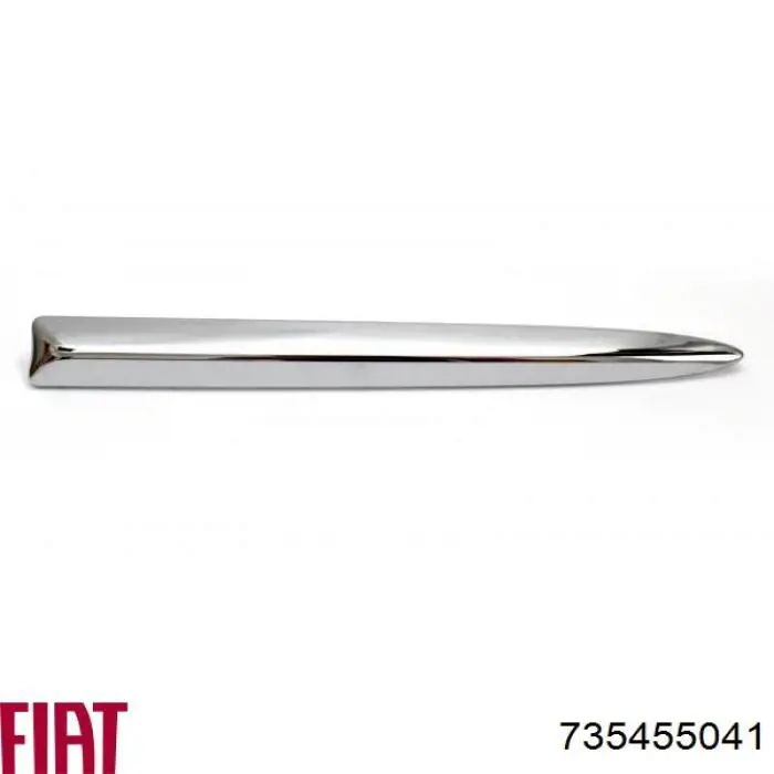 Compre 735455041 Fiat/Alfa/Lancia Moldura de grelha do radiador esquerdo