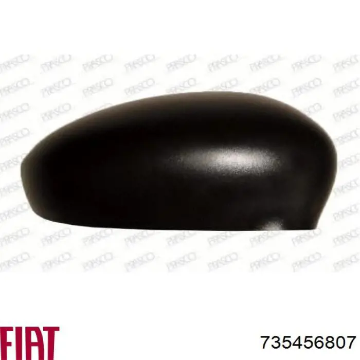Compre 735456807 Fiat/Alfa/Lancia Placa sobreposta (tampa) do espelho de retrovisão esquerdo