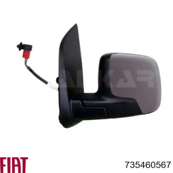 735460567 Fiat/Alfa/Lancia Espelho de retrovisão direito