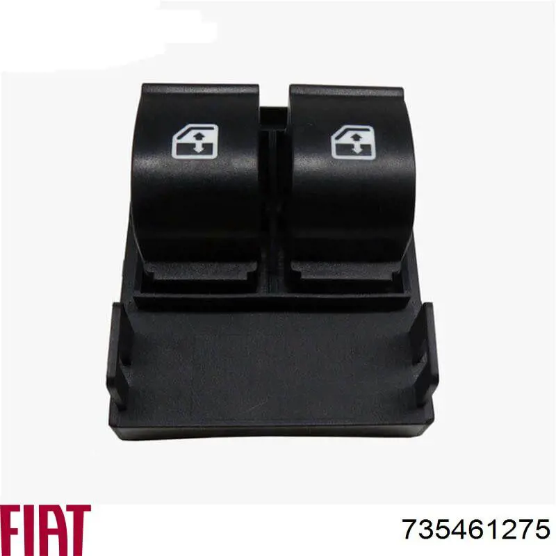 Compre 735461275 Fiat/Alfa/Lancia Unidade de botões dianteira esquerda de controlo de elevador de vidro