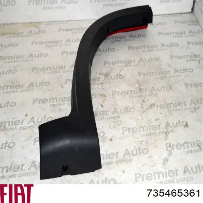 Compre 735465361 Fiat/Alfa/Lancia Expansor (placa sobreposta) de arco do pára-lama dianteiro direito