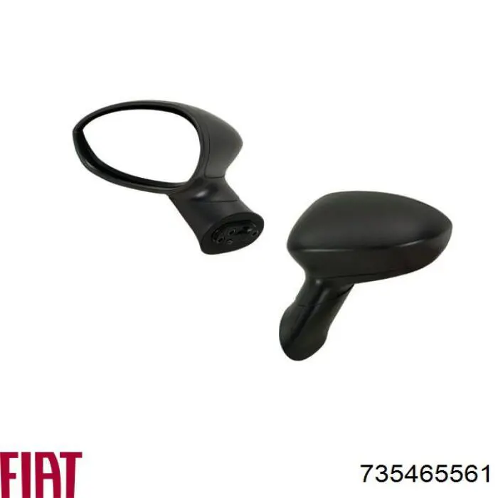 735465561 Fiat/Alfa/Lancia Espelho de retrovisão esquerdo