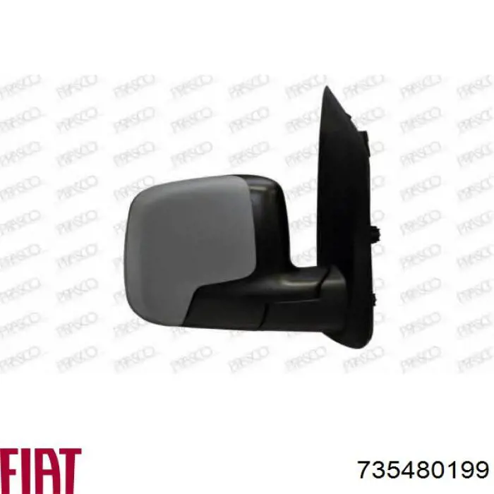 Espelho de retrovisão direito Fiat/Alfa/Lancia 735480199 preço, a partir de 73,21 USD