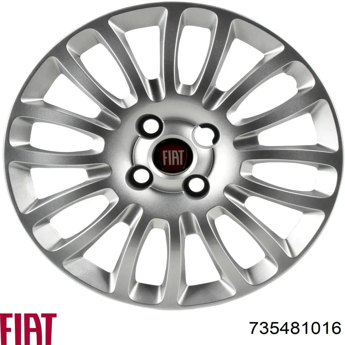 0735481016 Fiat/Alfa/Lancia Coberta de disco de roda