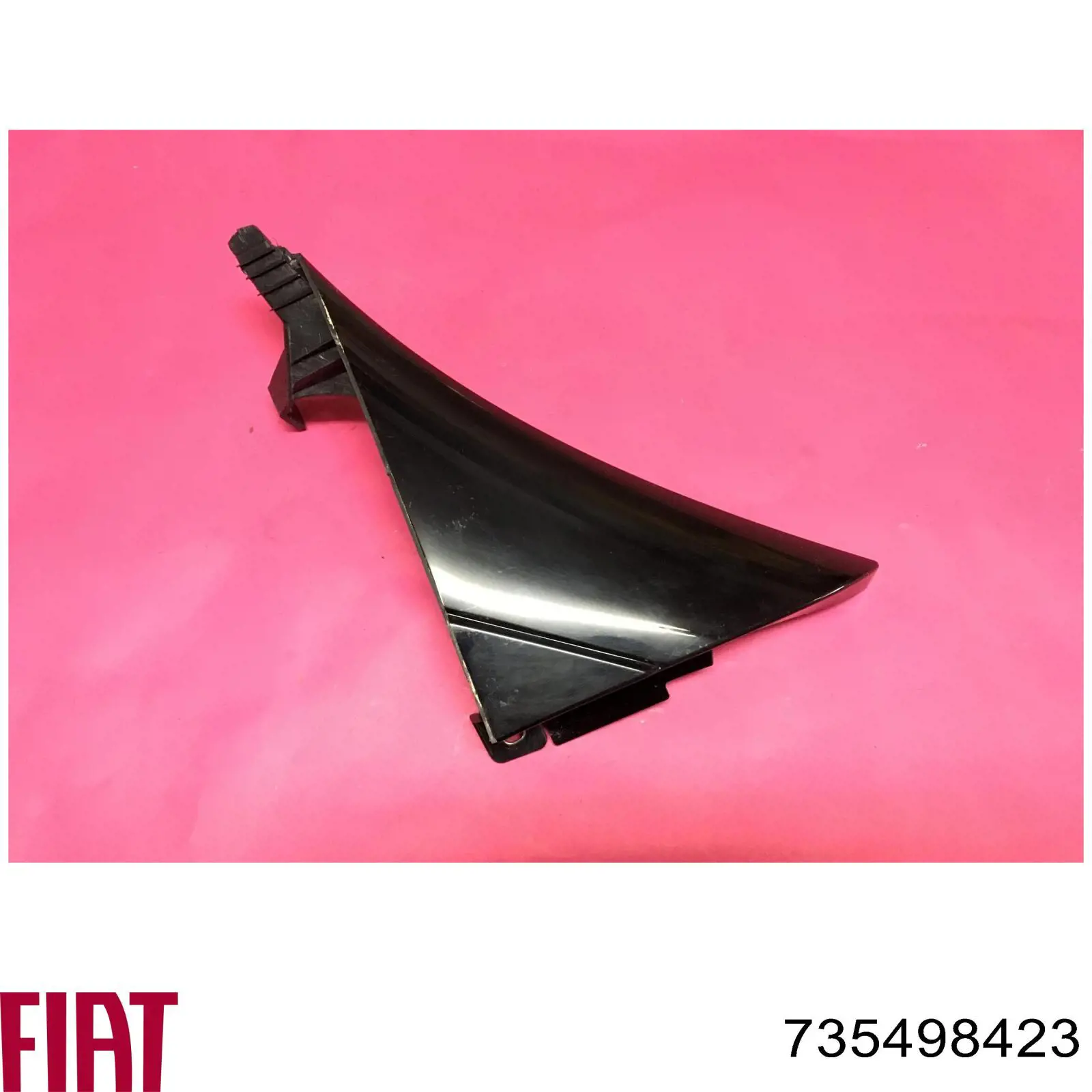 735498423 Fiat/Alfa/Lancia Placa sobreposta da porta dianteira esquerda