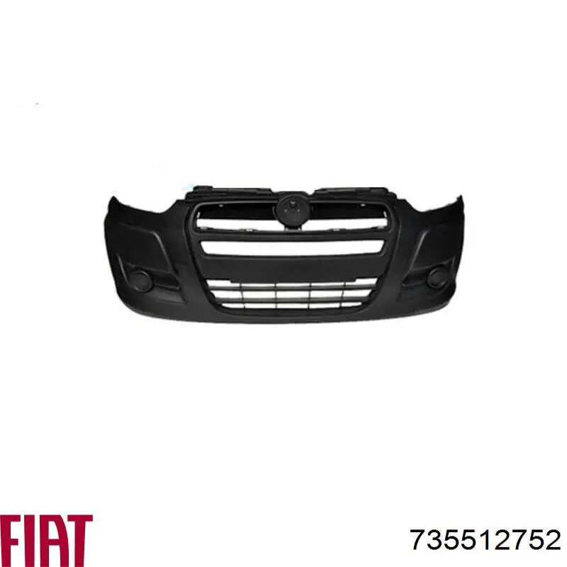 735512752 Fiat/Alfa/Lancia Pára-choque dianteiro