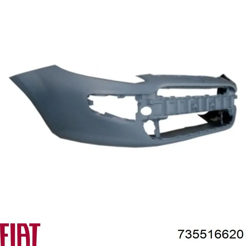 Compre 735516620 Fiat/Alfa/Lancia Pára-choque dianteiro