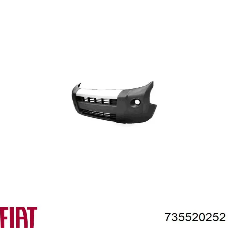 Pára-choque dianteiro 735520252 Fiat/Alfa/Lancia