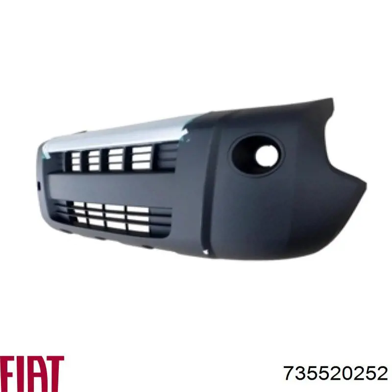 Compre 735520252 Fiat/Alfa/Lancia Pára-choque dianteiro