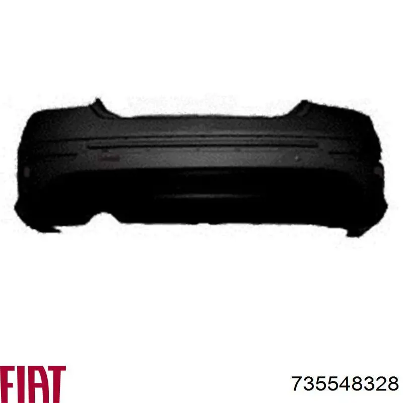 Pára-choque traseiro Fiat Linea  323